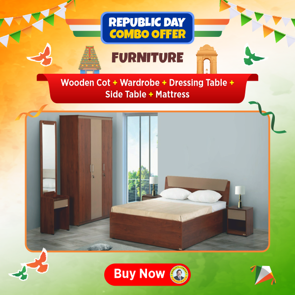 Buy Piyestra Harry KD Bed Queen Pkbha 03 Furniture - Vasanth and Co